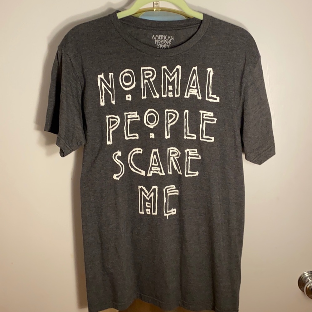 MOVING SALE~ AHS "NORMAL PEOPLE SCARE ME" TEE